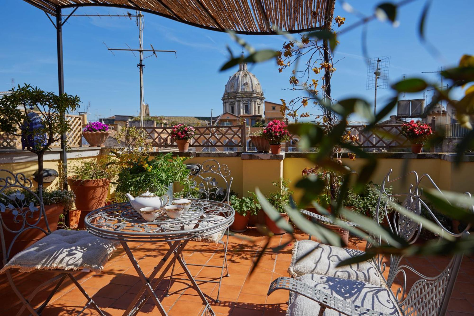 Trasteverehome - Attic Terrace Center Of Rome Baroque Exteriér fotografie