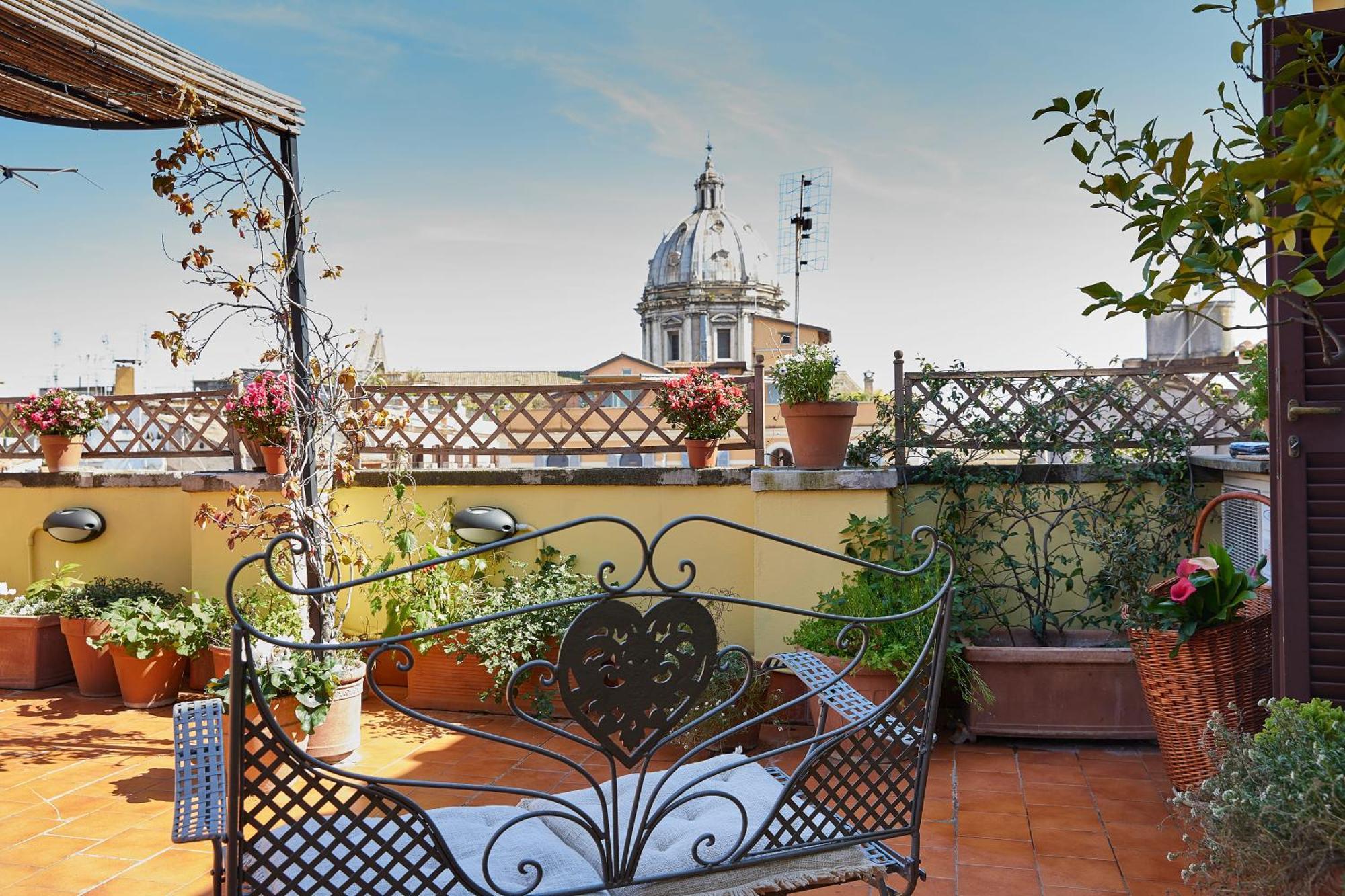 Trasteverehome - Attic Terrace Center Of Rome Baroque Exteriér fotografie